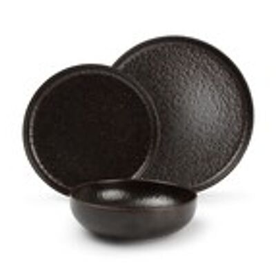 Servies 12-delig chocolate Tabo