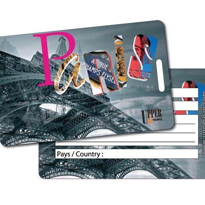 Luggage tag: Pack of 50 (25 visuals per 2)