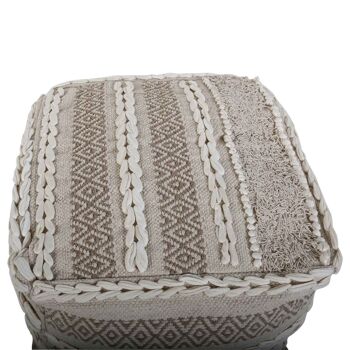 Coussin d'assise Boho siège cube Pouf Zara 4