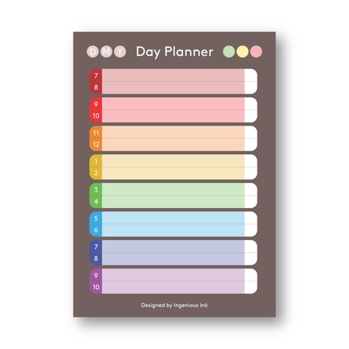 Walk extra day planner notepad