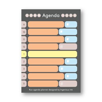 Exécuter le bloc-notes du planificateur d'agenda 1