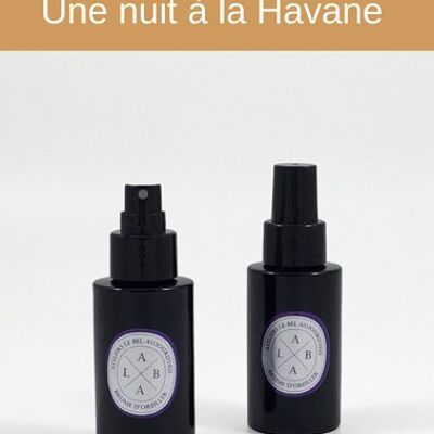 Spray d'ambiance  rechargeable 100 ml - Parfum Une nuit à la Havane
