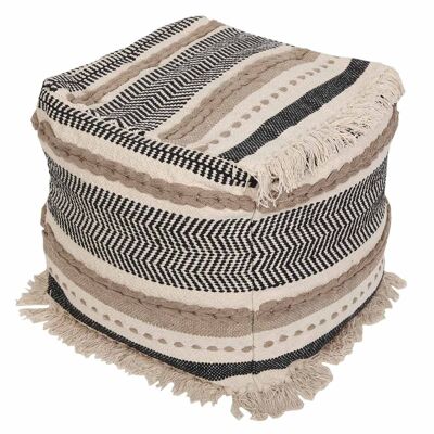 Boho seat cube pouf seat cushion Kara