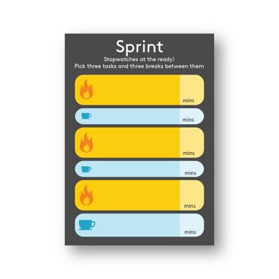 Sprint-Notizblock