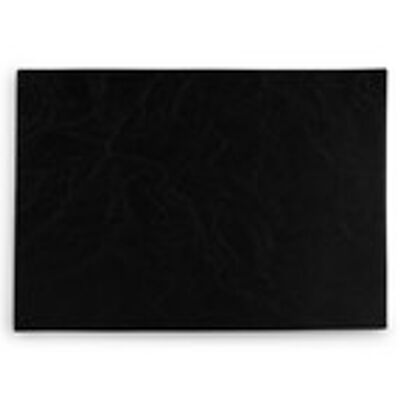 Placemat 43x30cm lederlook zwart vague Tabletop