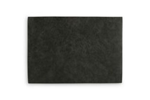 Placemat 43x30cm lederlook grijs vague Tabletop