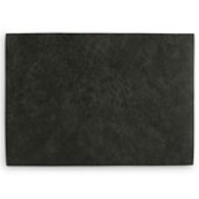 Placemat 43x30cm lederlook grijs vague Tabletop