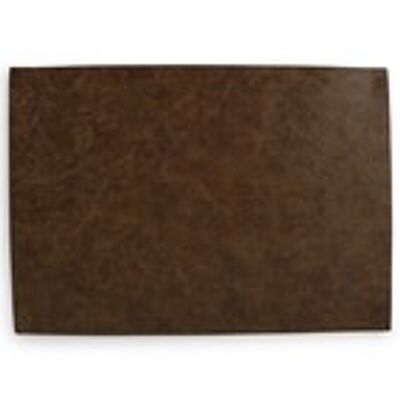 Placemat 43x30cm lederlook bruin vague Tabletop