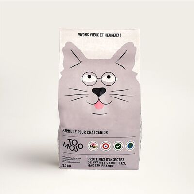 Croquettes Chat Sénior 2,5KG