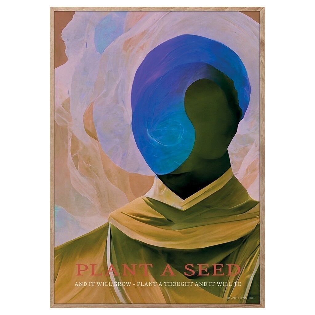 Pianta un poster di semi