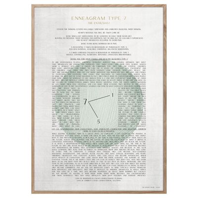ENNEAGRAMME TYPE 7 Poster