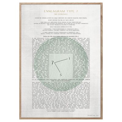 ENNEAGRAM TYP 7 Poster