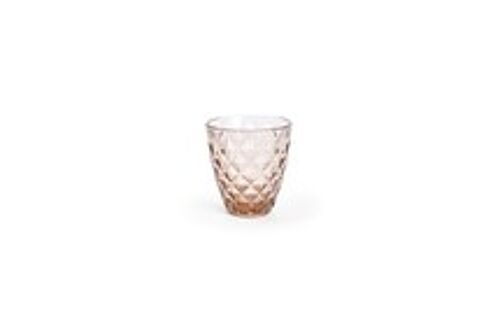 Glas 22cl oker Prisma - set/4