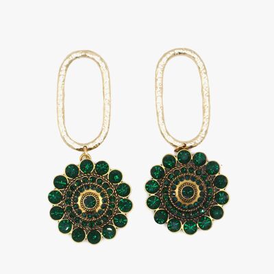 BURBA earrings (green)- Sita Nevado
