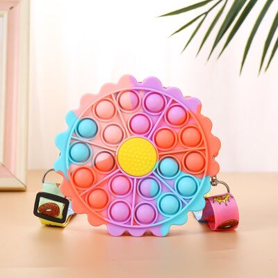 Valentine's Pop it Fidget It Toys Messenger Bag Push Bubble (SKU: FA033MC)