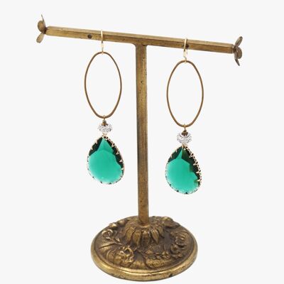 ION earrings (green)- Sita Nevado
