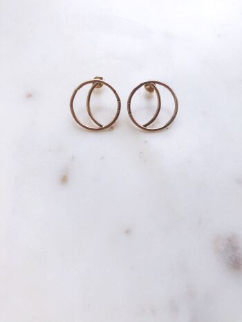 Boucles d'oreilles phase de lune 7