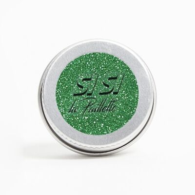 Fine glitter verde