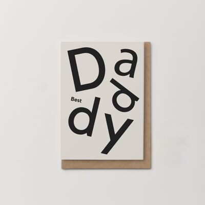 Best Daddy Father's day card