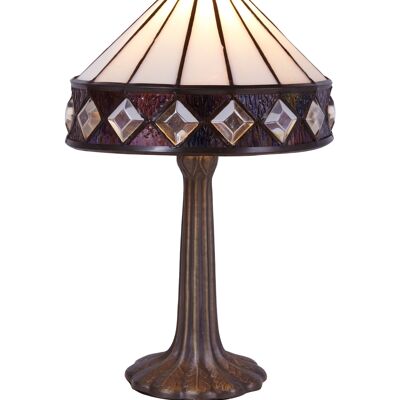 Lampada da tavolo più piccola diametro 20cm Tiffany Illuminate Series LG290800P