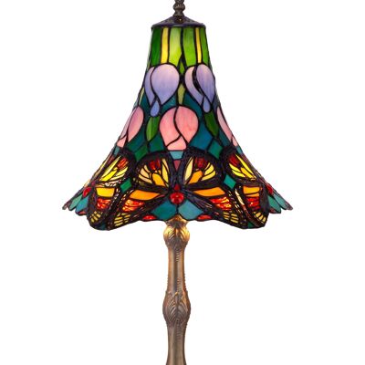 Lampada da tavolo Tiffany diametro 35cm Serie Butterfly LG207260