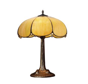 Grande lampe à poser Tiffany diamètre 45cm Série Virginia LG212321 1
