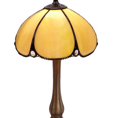 Petite lampe à poser Tiffany diamètre 20cm Série Virginia LG212770