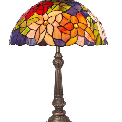 Große Tischlampe Tiffany Durchmesser 40 cm Güell Serie LG222722