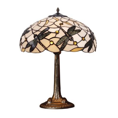 Tischlampe mit Tiffany-förmigem Sockel, Durchmesser 45 cm, Pedrera-Serie LG224121