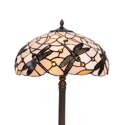Lampada da tavolo base maggiorata con supporti Tiffany diametro 45cm Pedrera Serie LG224127