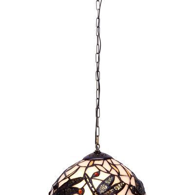 Pendente a soffitto più piccolo diametro 20cm con catena Tiffany Pedrera Serie LG224599