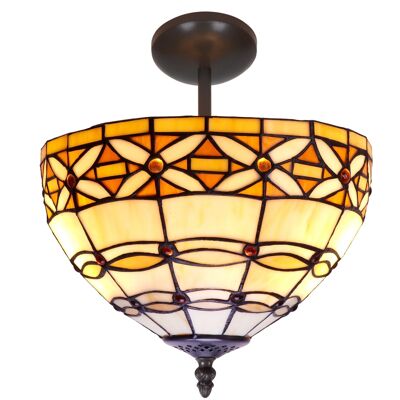 Tiffany medium ceiling low ceiling lamp diameter 30cm Ivory Series LG225544