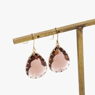 SEYONA earrings (pink fume)- Sita Nevado