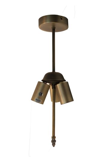 Plafonnier bas avec abat-jour Tiffany diamètre 30cm Série Dalí LG238544 4