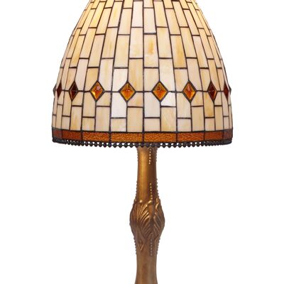 Base tabletop with Tiffany shape lampshade diameter 30cm Art Series LG244760