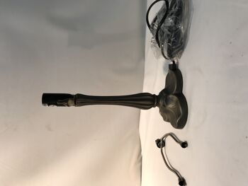 Lampe à poser avec socle en forme de trèfle avec abat-jour Tiffany diamètre 20cm Série New York LG247870 5
