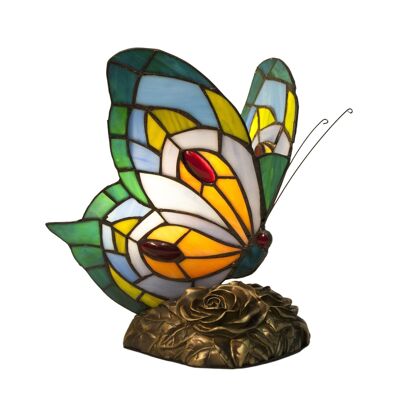 Figura mariposa Tiffany azul LG276500