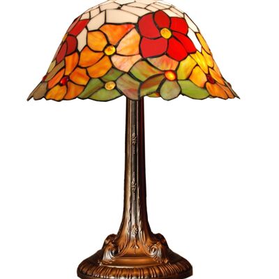 Table lamp and screen Tiffany diameter 40cm Bell Series LG282321