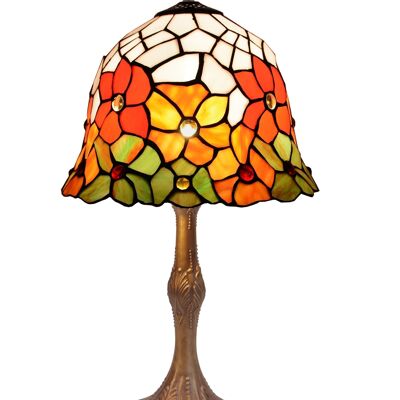 Lampe de table avec forme Tiffany et écran diamètre 30cm Bell Series LG282660