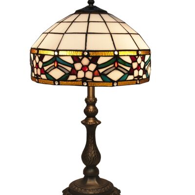 Foma base table lamp with Tiffany screen diameter 30cm Museum Series LG286642