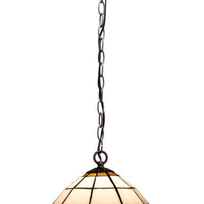 Ceiling pendant with chain and screen Tiffany diameter 20cm Museum Series LG286799