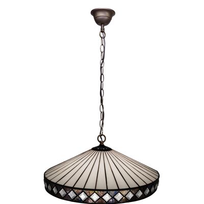 Larger ceiling pendant with chain diameter 45cm Tiffany Illuminate Series LG290199