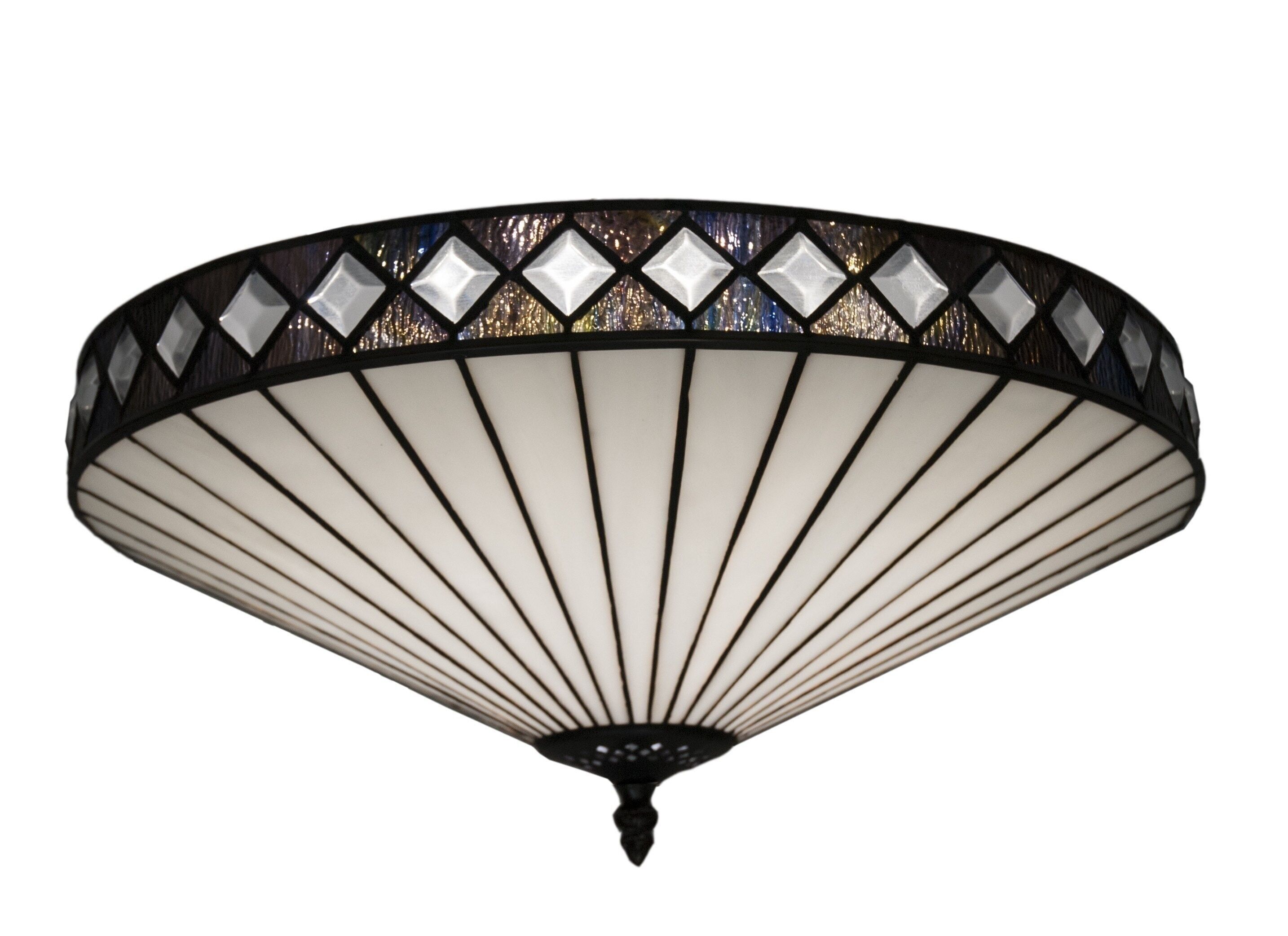 Deckenleuchte mit größerem Durchmesser 45 cm, Tiffany Ilumina-Serie LG290200