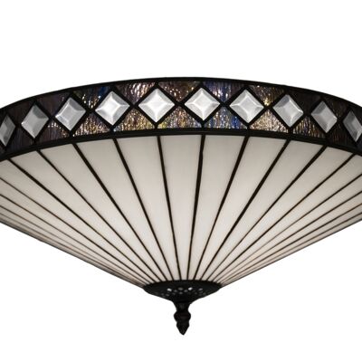 Plafón de techo mayor diámetro 45cm Tiffany Serie Ilumina LG290200