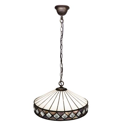 Pendentif plafond moyen avec chaîne diamètre 30cm Tiffany Illuminate Series LG290499