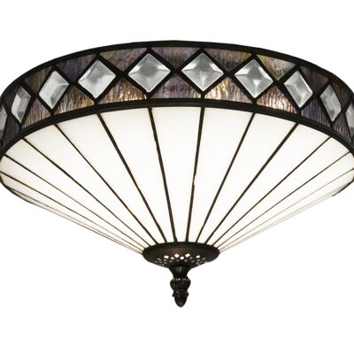Plafón de techo diámetro 30cm Tiffany Serie Ilumina LG290500