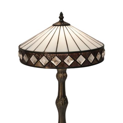 Mittlere Tischlampe mit einem Durchmesser von 30 cm, Tiffany Illuminate-Serie LG290660