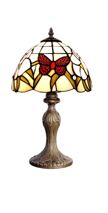Petite lampe à poser Tiffany multicolore diamètre 20cm Compact Série II LG420684 1