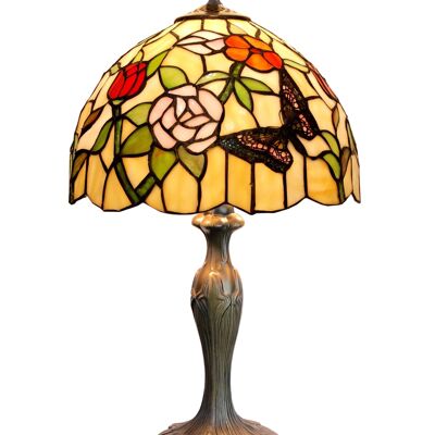 Foma base table lamp with Tiffany screen diameter 30cm Compact Series New LG430764