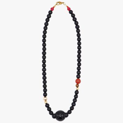MENDRA necklace (black)- Sita Nevado